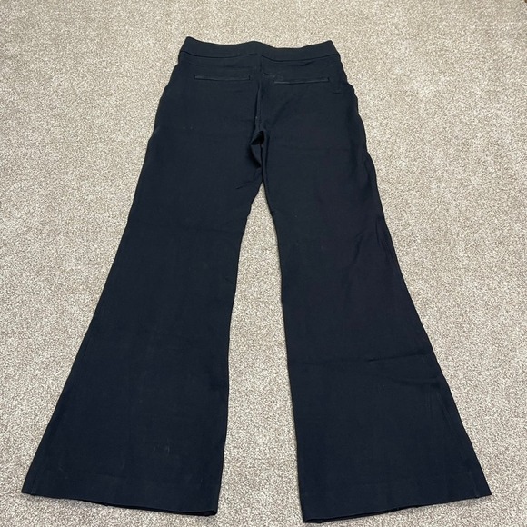 Spanx womens the perfect pants Hi-Rise Flare pants sz medium black yoga pants - Picture 2 of 12